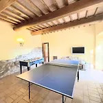 Detached With Games Room, Pool, And Panoramic Views In San Damiano Petroro