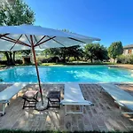 Villa Detached With Games Room, Pool, And Panoramic Views In San Damiano Petroro