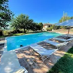 Villa Detached With Games Room, Pool, And Panoramic Views In San Damiano