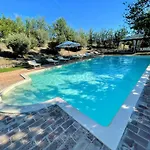 Detached With Games Room, Pool, And Panoramic Views In San Damiano Petroro